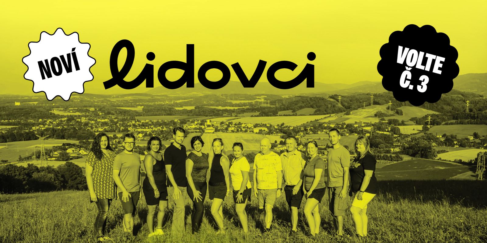 Kandidáti Nových lidovců v krajině nad Palkovicemi
